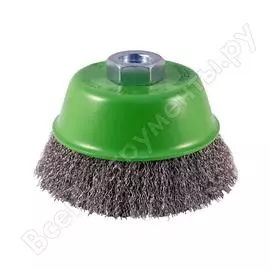 Щётка чашечная гофрированная inox standard (100 мм; м14) для ушм d.bor d01-is-100-m14-030