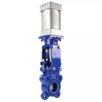 Шиберная задвижка DN.ru GGG40-SS304-EPDM-2W-DA D040-03045