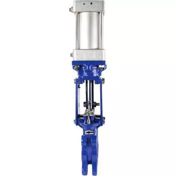 Шиберная задвижка DN.ru WCB-SS304-EPDM-2W-DA D040-03127