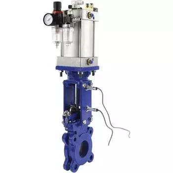 Шиберная задвижка DN.ru WCB-SS304-EPDM-2W-DA D040-03113