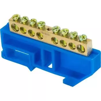 Шина "0" n на DIN-рейку EKF sn0-63-08-d