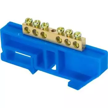 Шина "0" n на DIN-рейку EKF sn0-63-06-d