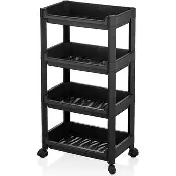 Широкая передвижная этажерка HOMSU