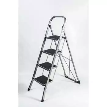Широкая стальная стремянка GEVA TRADE WK6018F-4A