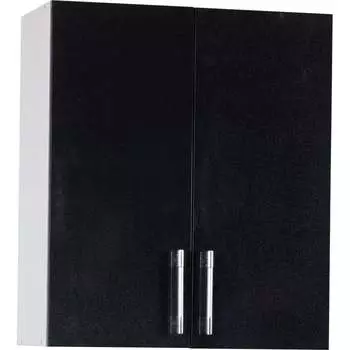 Шкаф для посуды SANTREK 60 черный металлик фасад МДФ 48231