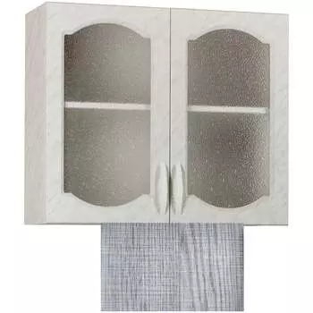 Шкаф для посуды SANTREK 60 Сакура (со стеклом) фасад МДФ 64253