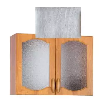 Шкаф для посуды SANTREK 80 Берёза (со стеклом) фасад МДФ 64314