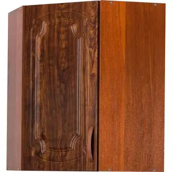 Шкаф для посуды SANTREK угловой 55*55 кедр (ГЛЯНЕЦ) фасад МДФ 29011