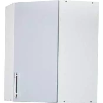 Шкаф для посуды SANTREK угловой 55*55 серебристый металлик фасад МДФ 48975