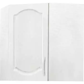 Шкаф для посуды SANTREK угловой 55*55 Ясень Белый фасад МДФ 282761