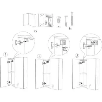 Шкаф-зеркало Айсберг Мечта 50 DM2318HZ
