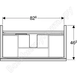 Шкафчик под раковину Geberit