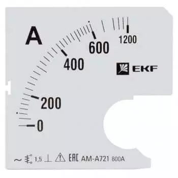 Сменная шкала для A721 EKF 600/5А-1,5 PROxima s-a721-600