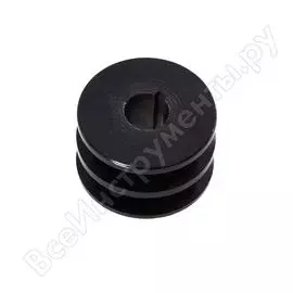 Шкив чугунный окрашенный, двухручейковый, v13 dde 249-136