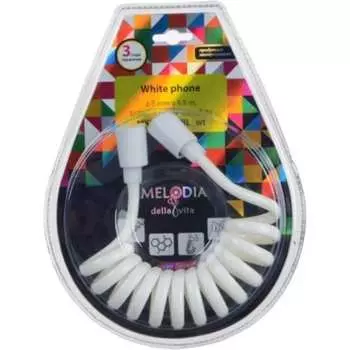 Шланг для душа гигиенического Melodia della vita white phone 34442