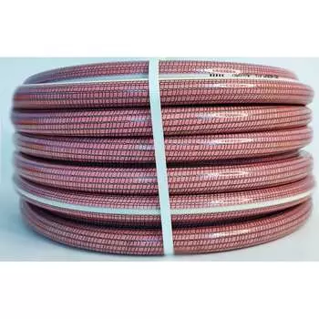 Шланг пятислойный армированный НОВЭМ ЛПТ 3/4" 25м розовый с черной нитью