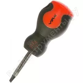 Шлицевая отвертка sl6x38 мм vira 393112