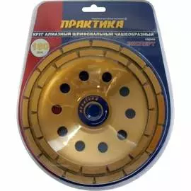 Шлифовальная алмазная чашка ПРАКТИКА