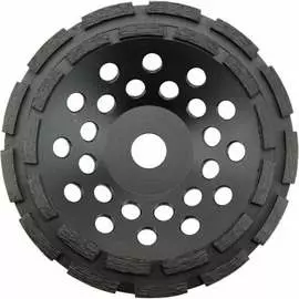 Шлифовальный алмазный диск GRAPHITE 115x22.2x5 мм; двойной сегмент 57H886