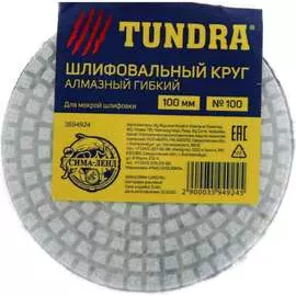 Шлифовальный гибкий алмазный круг для мокрой шлифовки TUNDRA
