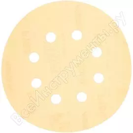 Шлифовальный круг для сухой обработки gold (125 мм; р180; 8 отв.; 50 шт.) mirka 2361585018