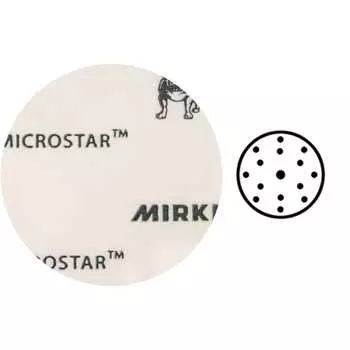 Шлифовальный круг microstar (150 мм; 15 отв.; p 1000; 50 шт.) mirka fm61105092