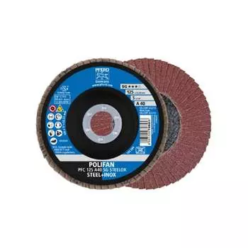 Шлифовальный лепестковый круг PFERD PFC 125 A40 SG STEELOX 67704125