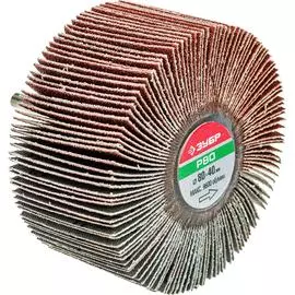 Шлифовальный веерный лепестковый круг ЗУБР