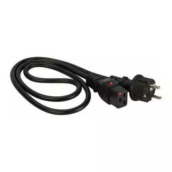 Шнур питания LANMASTER LAN-PP19L/SH-1.0-BK
