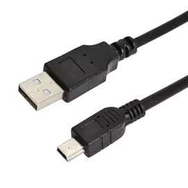 Шнур rexant mini usb male - usb-a male 1.8m черный 18-1134-2