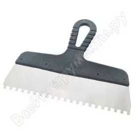 Шпатель союз 250 мм зуб 10х10 мм 8051-45-250-10fc