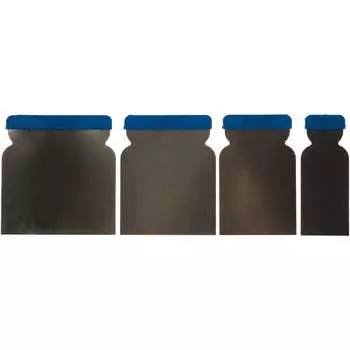 Шпатели из нержавеющей стали японские kubala 4 шт. размер 50,80,100,120 мм 1625