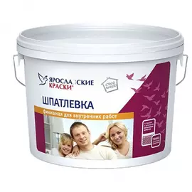 Шпатлевка финишная для внутренних работ 8 кг ярославские краски н505.4