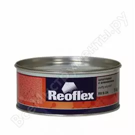 Шпатлевка с алюминием reoflex alumet 1 кг rx s-04/1000