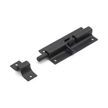 Шпингалет Дверной Страж ШП-80 чёрный ДС74271