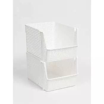 Штабелируемая корзинка для хранения Violet Лофт N-8500/2-06