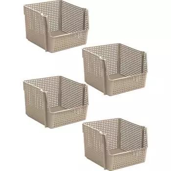 Штабелируемая корзинка для хранения Violet Лофт N-8500/4-20