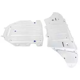 Штампованная защита картера и КПП для Audi Q8 2018-н.в. Rival