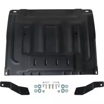 Штампованная защита картера и КПП для Hyundai Creta II 2021-н.в. АвтоБроня сталь 1.5 мм 111.02393.1