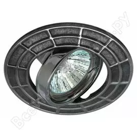 Поворотный штампованный светильник ЭРА ST7A CH/SS Б0036493