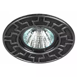 Штампованный светильник ЭРА ST5 CH/BK Б0036485