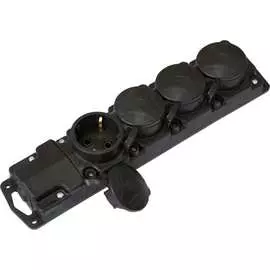 Штепсельная переносная четырехместная розетка BYLECTRICA Р16-467