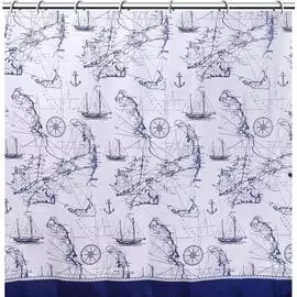 Штора для ванной Аквалиния