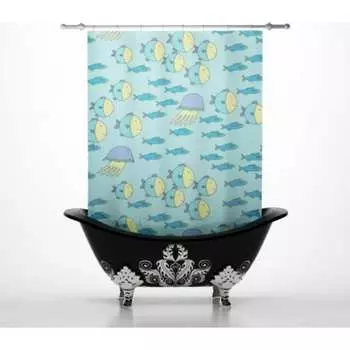 Штора для ванной Аквалиния