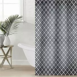 Штора для ванной Доляна Ромбы 5441232