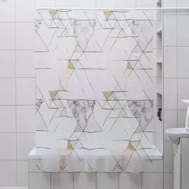 Штора для ванной Доляна