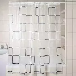 Штора для ванной Доляна Квадраты 605968