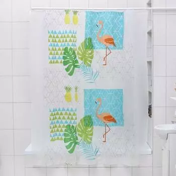 Штора для ванной Доляна