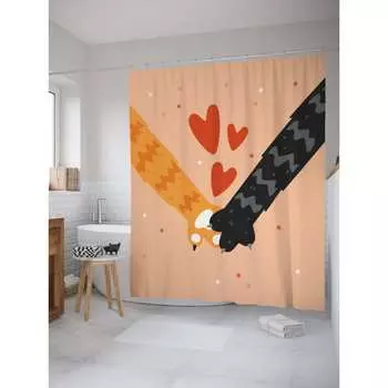 Штора для ванной JOYARTY