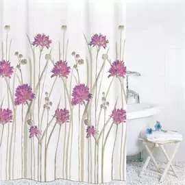 Штора для ванной комнаты Bath Plus Flowers Pink ch16007/2